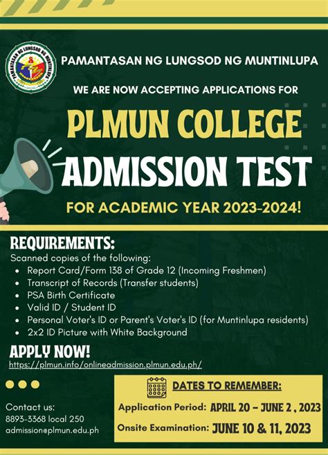 plmun admission portal|PLMun Program Offered.